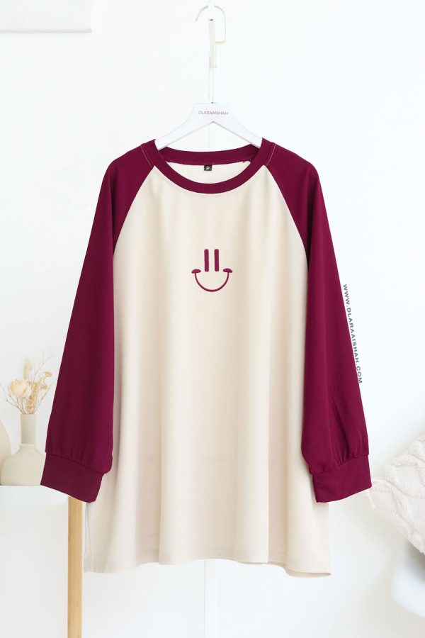 SMILEY.MAROON.DN