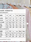 measurement mahsuri kebaya