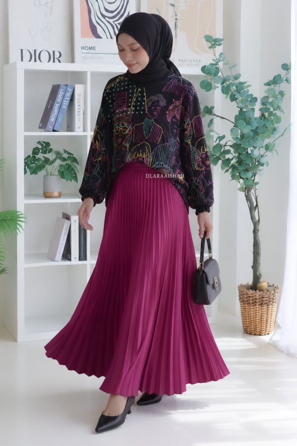 PLEATED.FUCHSIA.D