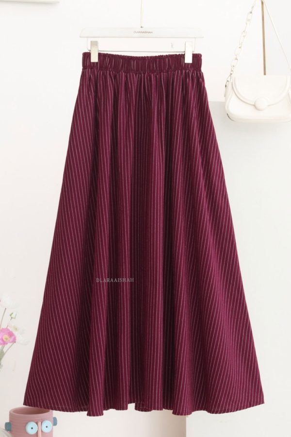 LIORASKIRT.MAROON.D