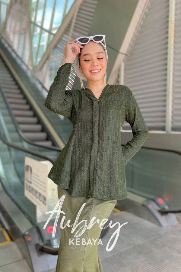 AUBREY KEBAYA – OLIVE AUBREY KEBAYA - OLIVE