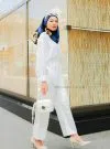 CORAL PANTS - WHITE