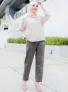 HARPER CARROT PANTS - GREY