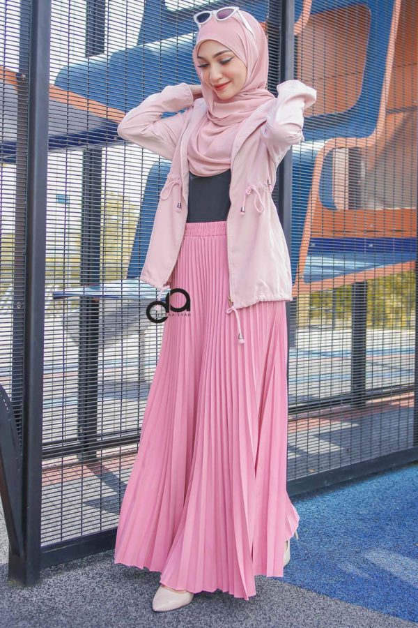 PLEATED SKIRT - PINK