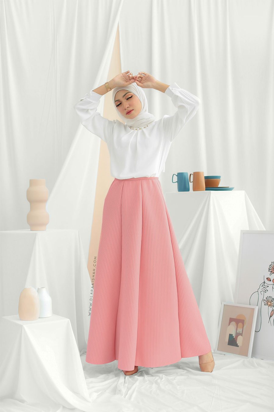 CHLEO SKIRT - CORAL