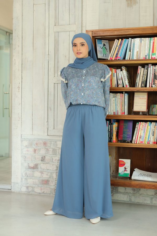 FREYA PALAZO - SMOKEY BLUE