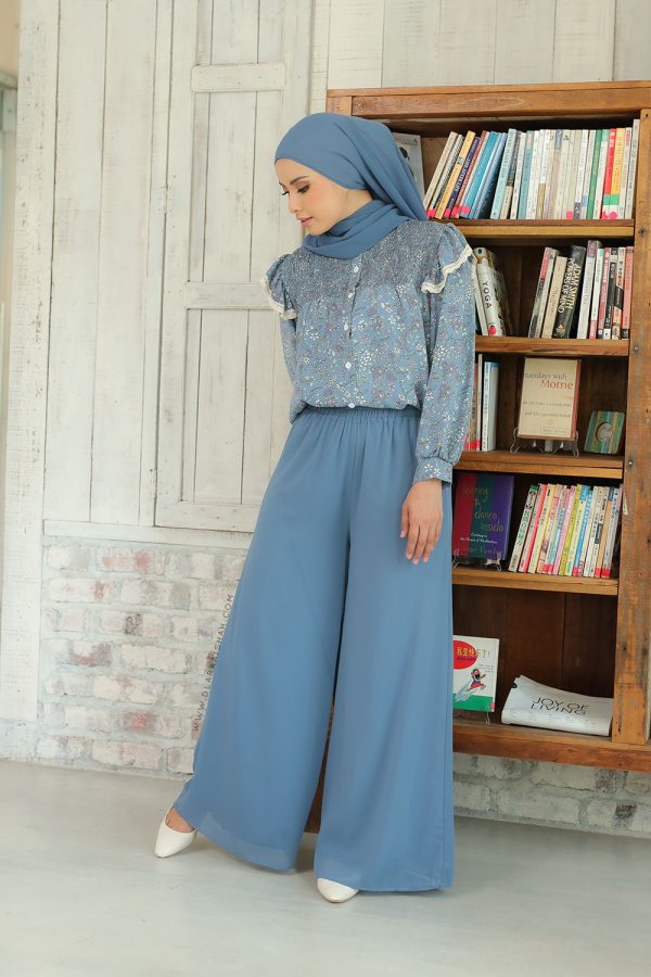 FREYA PALAZO - SMOKEY BLUE