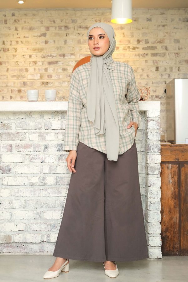 KIERA PANTS - DARK OLIVE