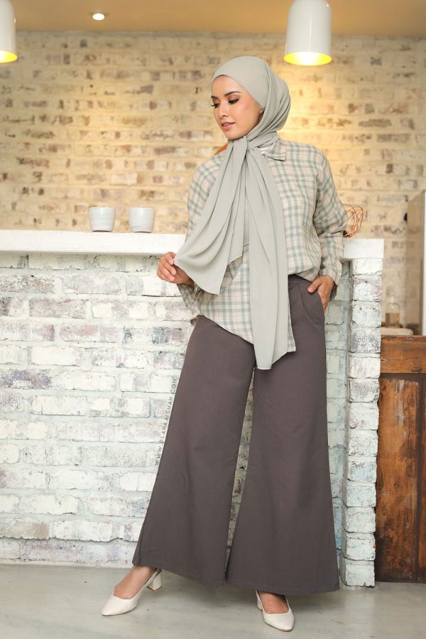 KIERA PANTS - DARK OLIVE