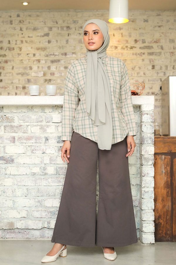 KIERA PANTS - DARK OLIVE