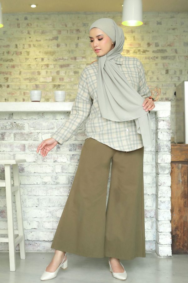 KIERA PANTS - ARMY GREEN