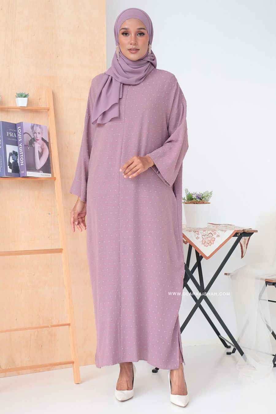 DEENA QUFTAN - DUSTY PURPLE