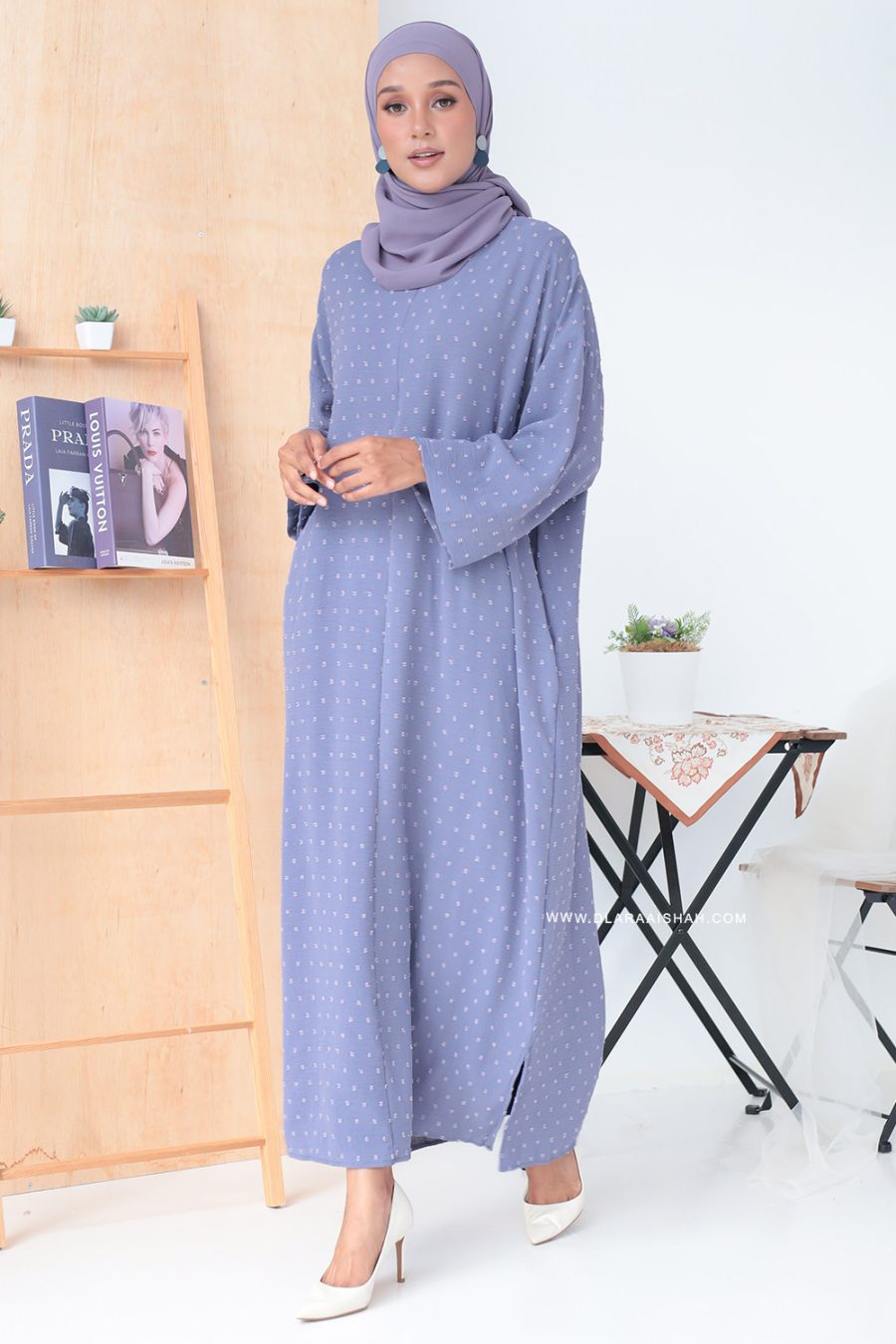 DEENA QUFTAN - SLATE BLUE