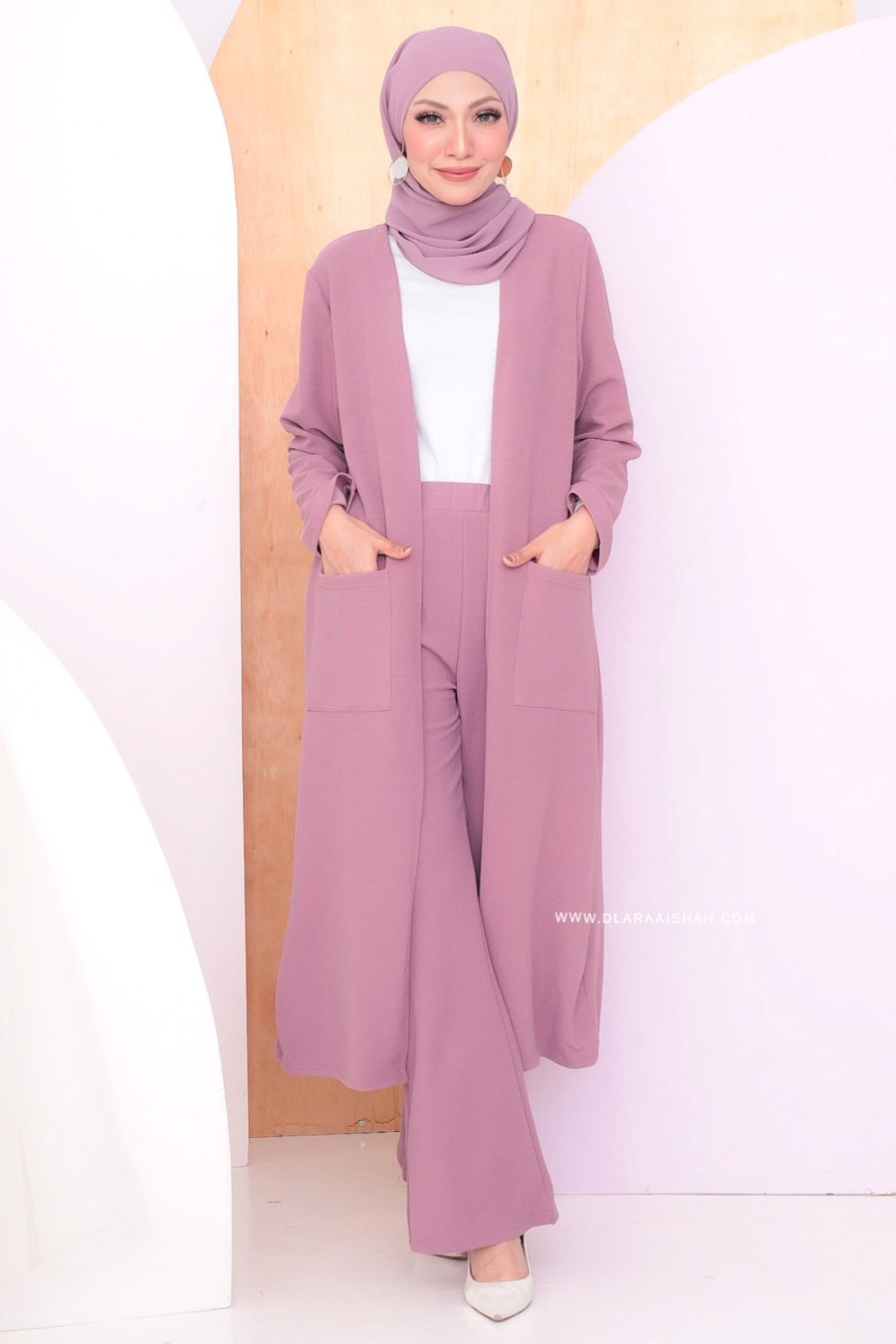 GLORIA SET - DUSTY PURPLE