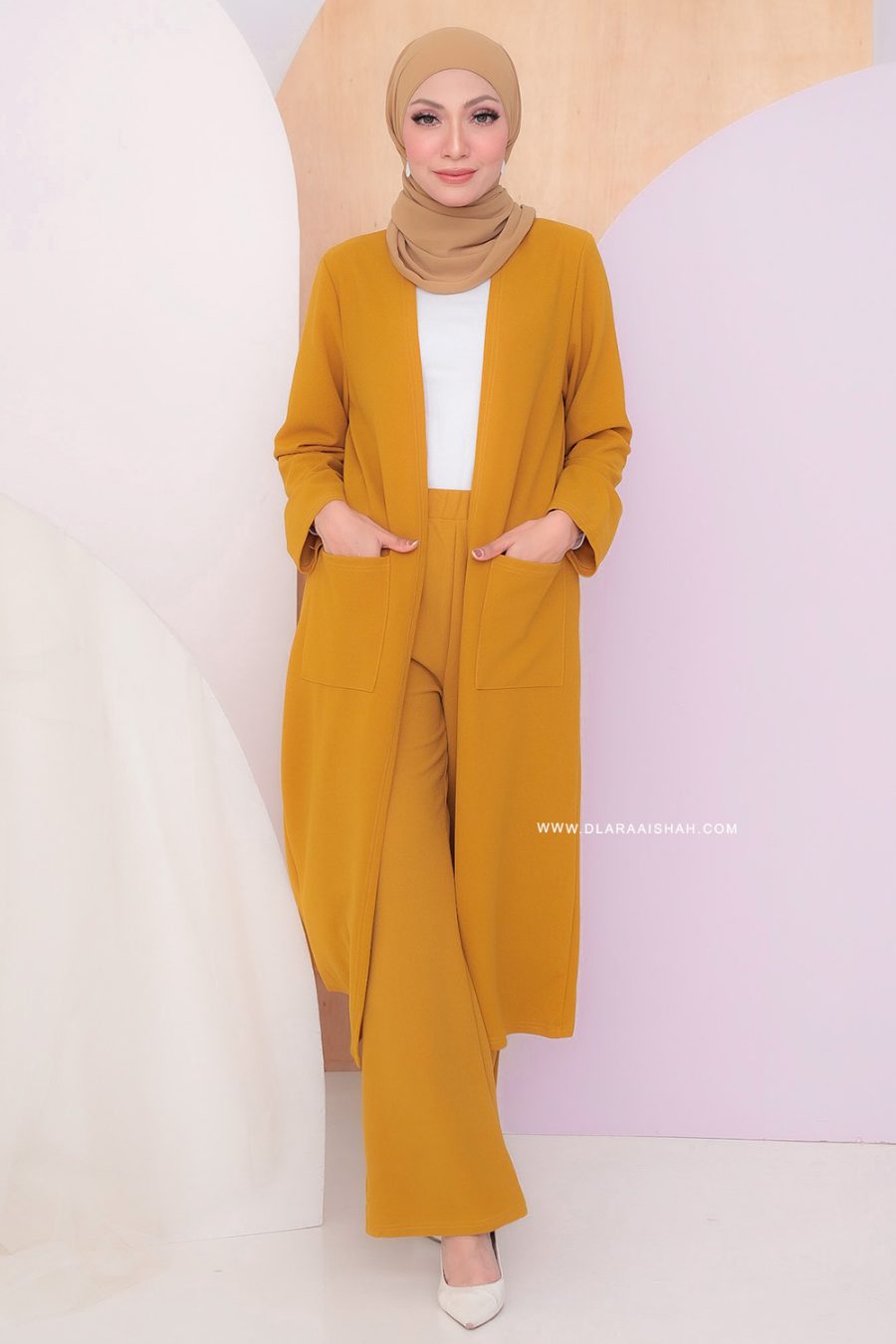 GLORIA SET - MUSTARD