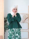 LAMIA BLOUSE - TEAL GREEN (TOP ONLY)