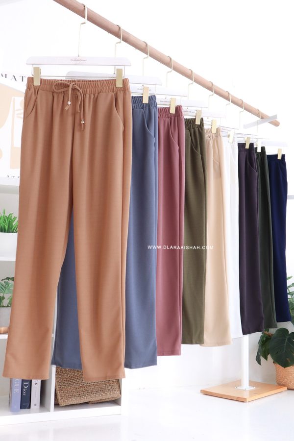 HENLEY SLIMFIT PANTS - OLIVE