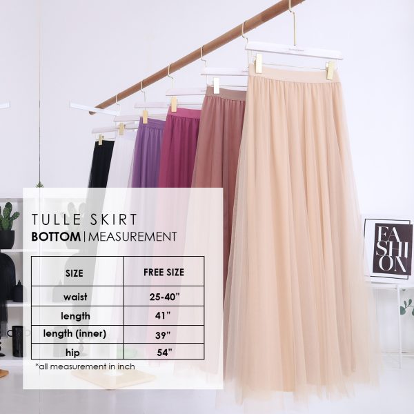 TULLE SKIRT – SELECTION COLOR TULLE SKIRT - SELECTION COLOR