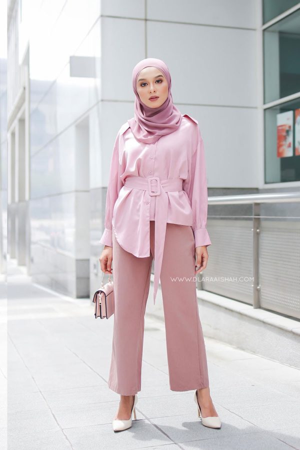 CORAL PANTS - ASH PURPLE