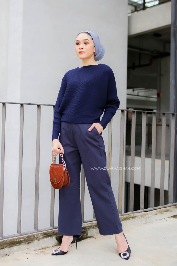 CORAL PANTS - NAVY