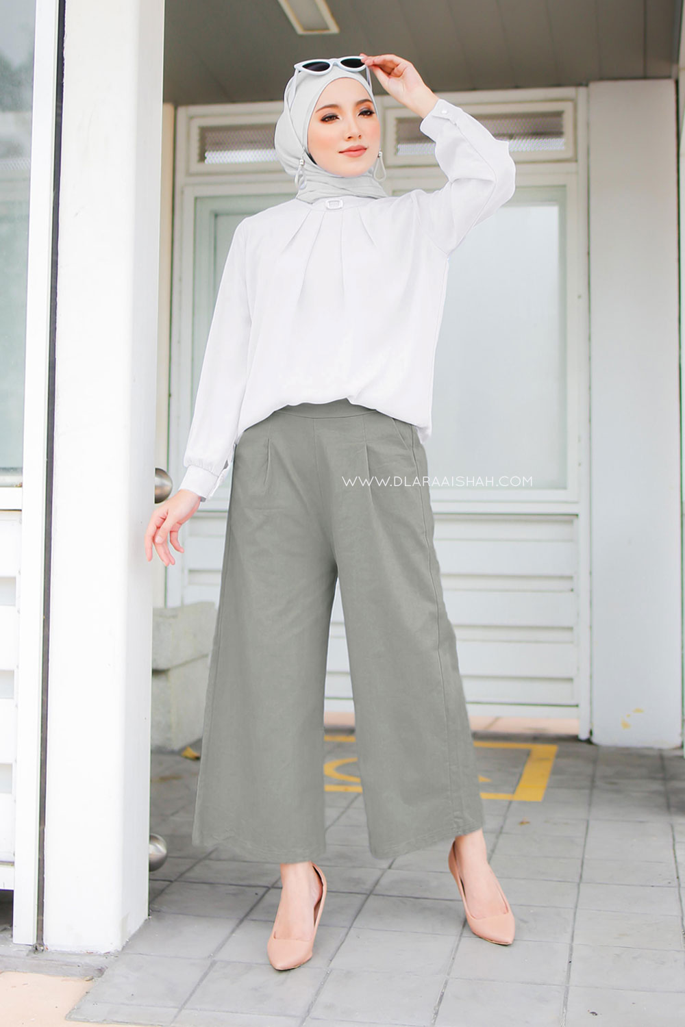 TINA BLOUSE - WHITE (TOP ONLY)