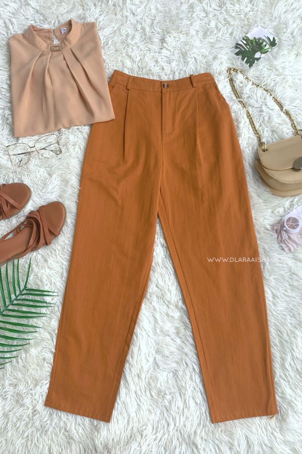 HARPER CARROT PANTS - KHAKIS HARPER CARROT PANTS - KHAKIS