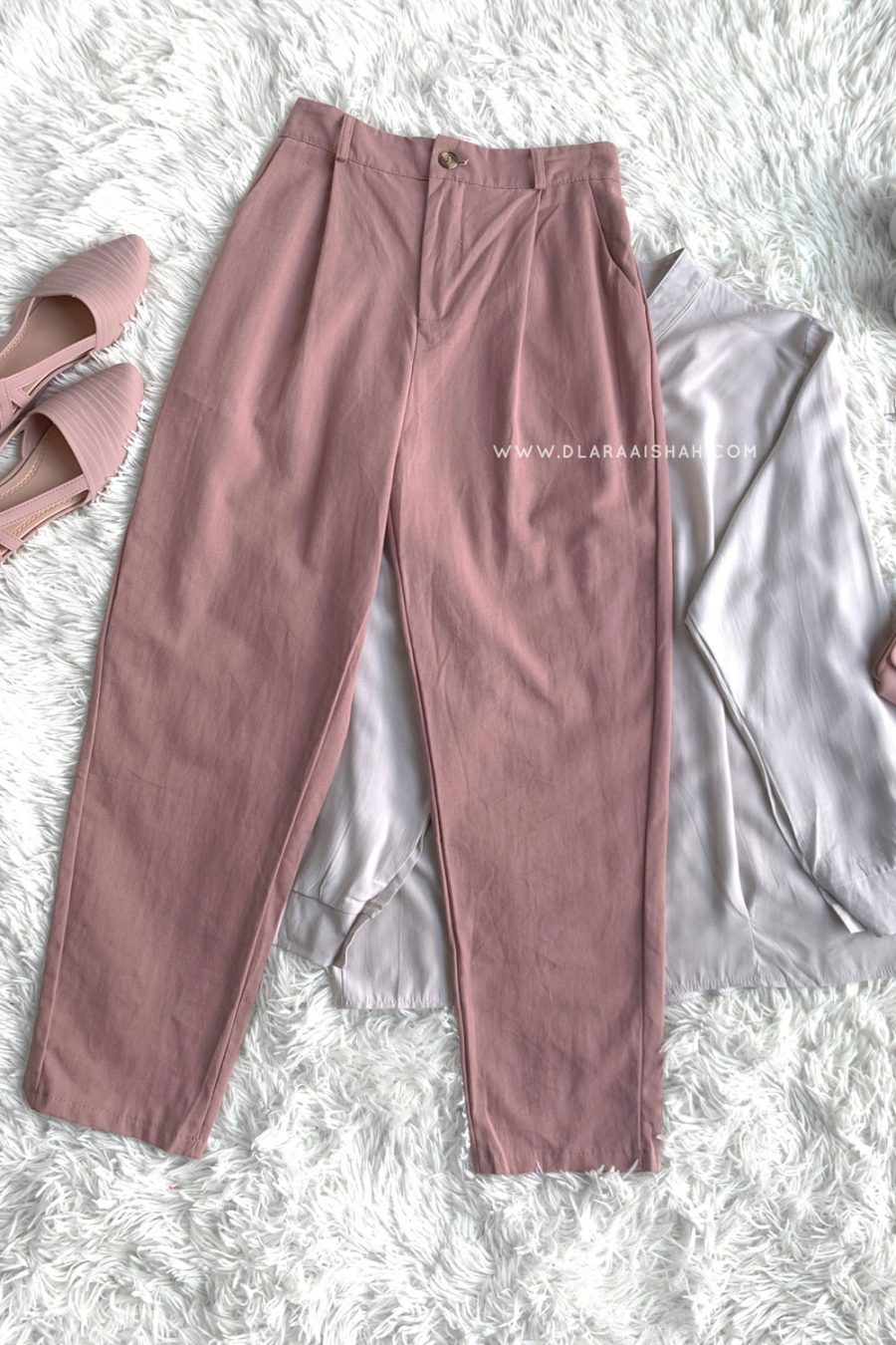 HARPER CARROT PANTS - PURPLE