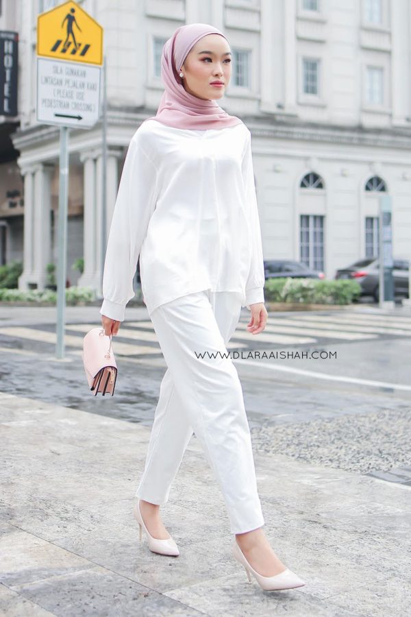 HARPER CARROT PANTS - WHITE HARPER CARROT PANTS - WHITE