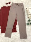HENLEY SLIMFIT PANTS - CAPPUCCINO