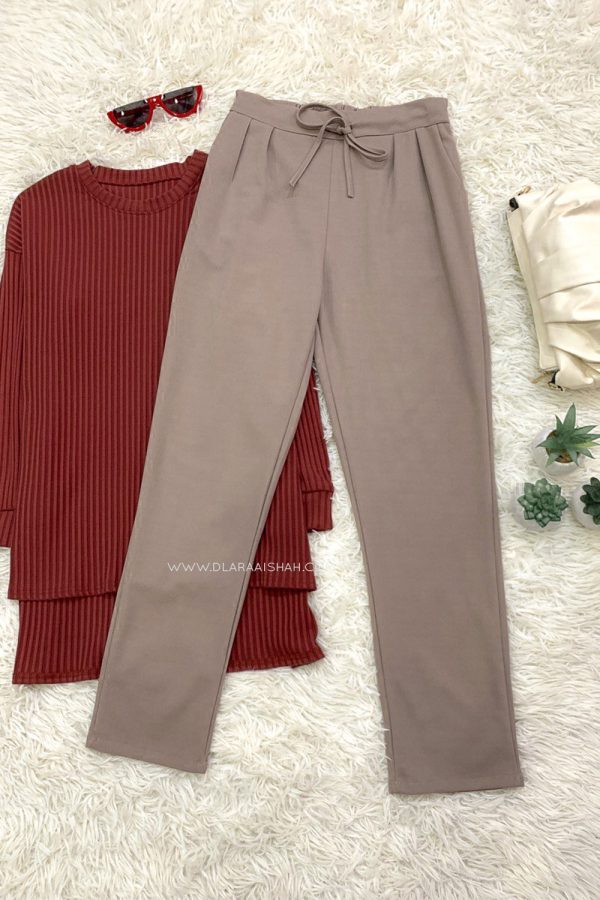 HENLEY SLIMFIT PANTS - CAPPUCCINO