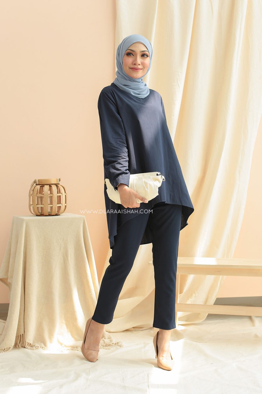 HENLEY SLIMFIT PANTS - NAVY BLUE