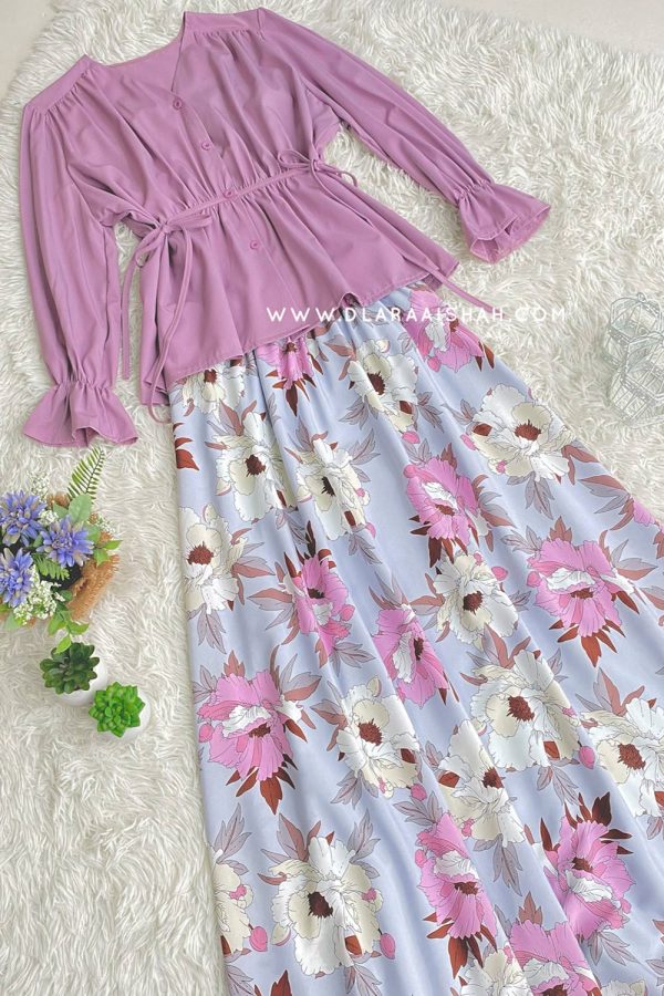 LAMIA BLOUSE - DUSTY PURPLE ( TOP ONLY )