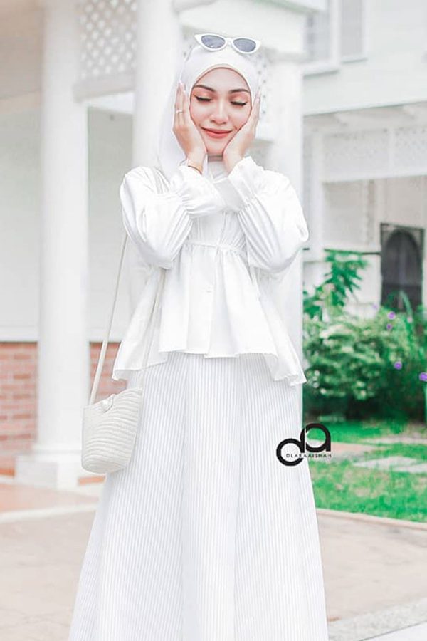 LAMIA BLOUSE - WHITE ( TOP ONLY )