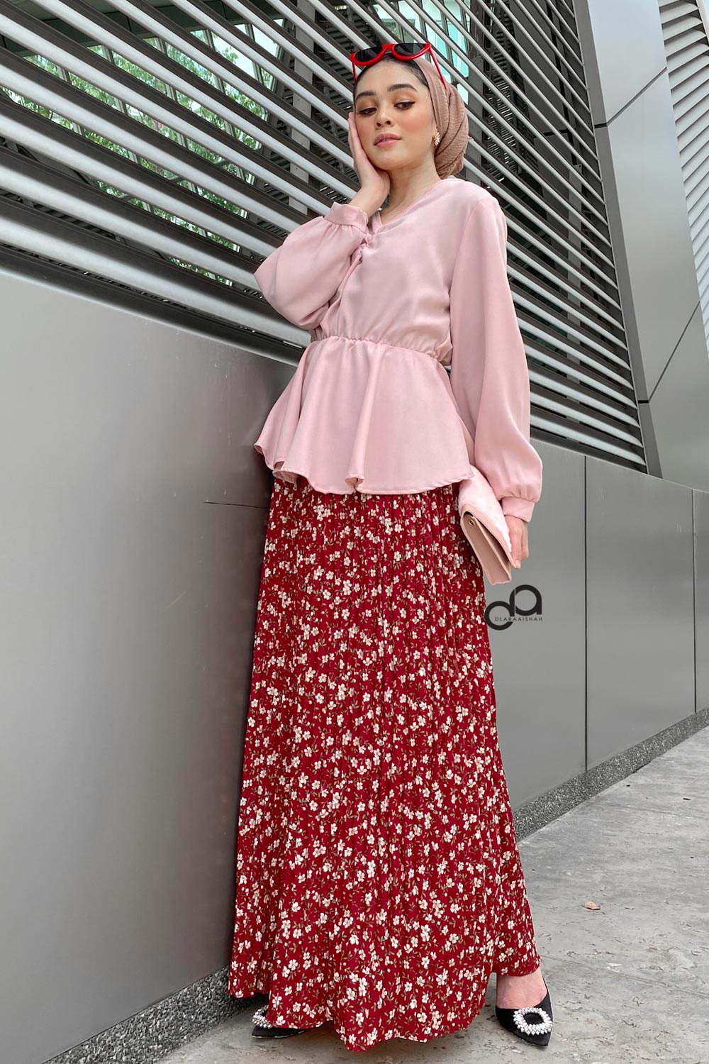 NAOMI BLOUSE - PINK (TOP ONLY)