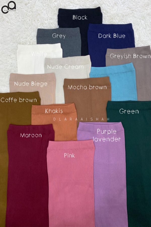 PENCIL SKIRT - BABY BLUE