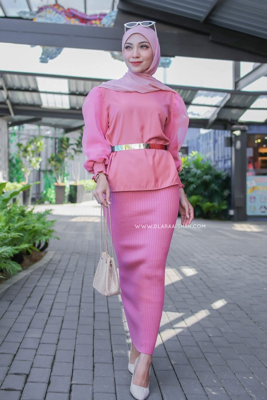PENCIL SKIRT - PINK